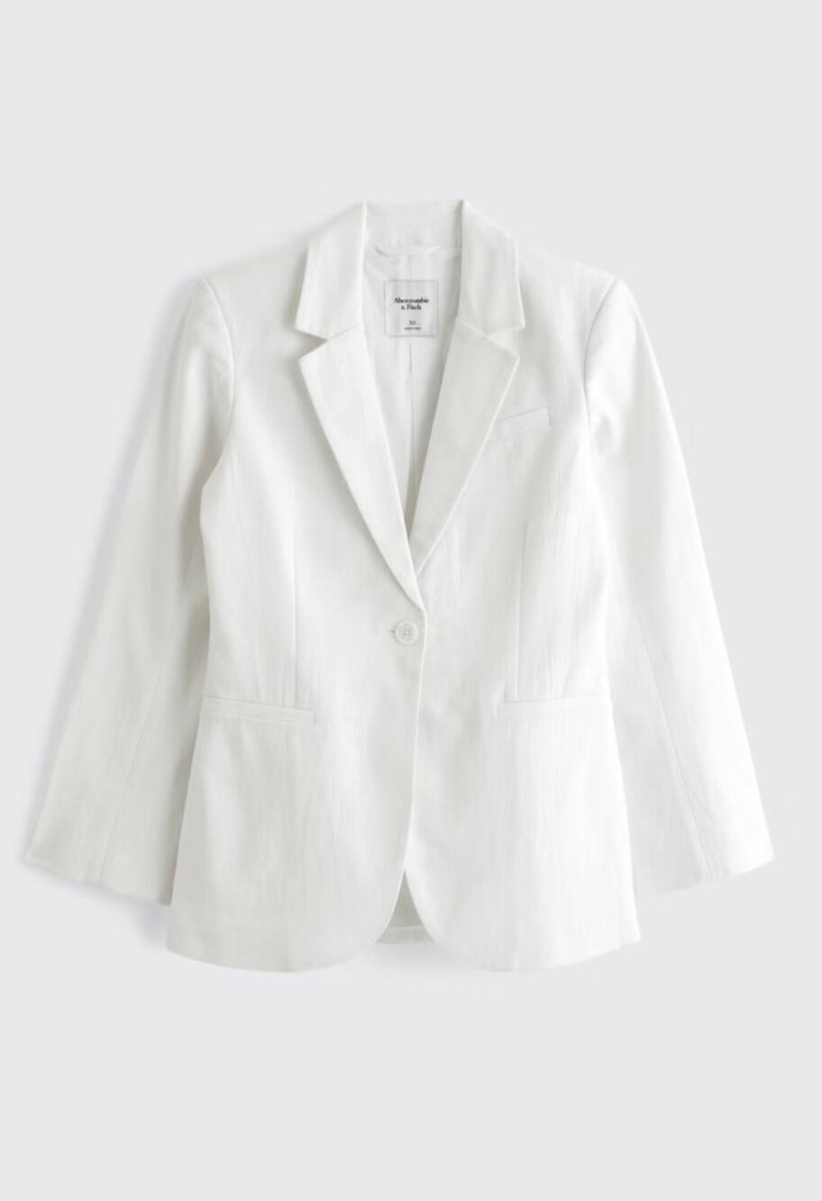 Abercrombie Women's Linen Blended Blazer, Size XL